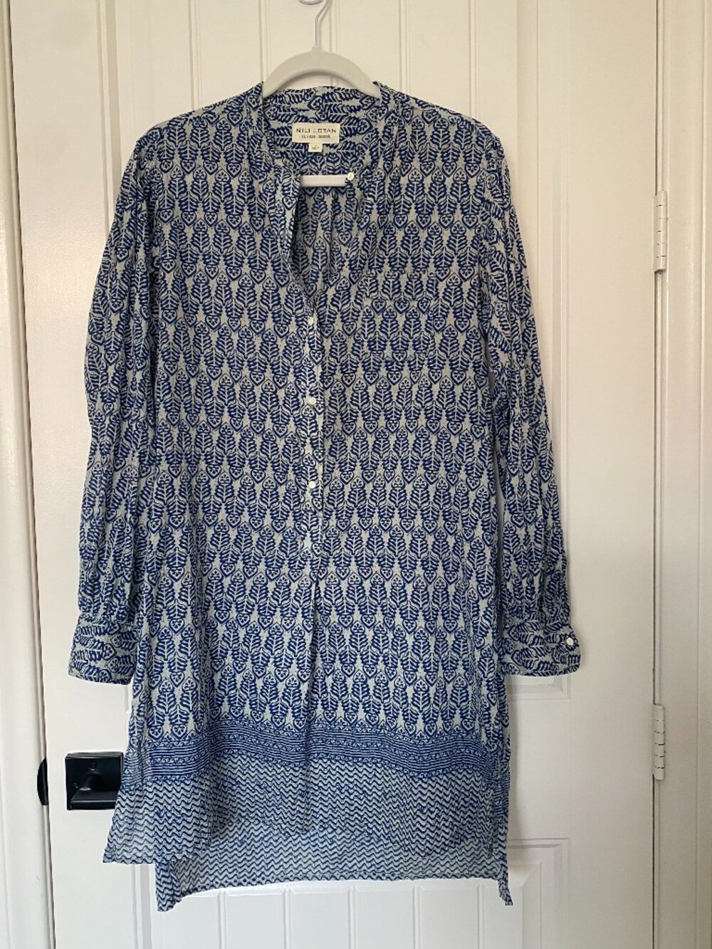 Nili Lotan | Printed Tunic Shirt Dress